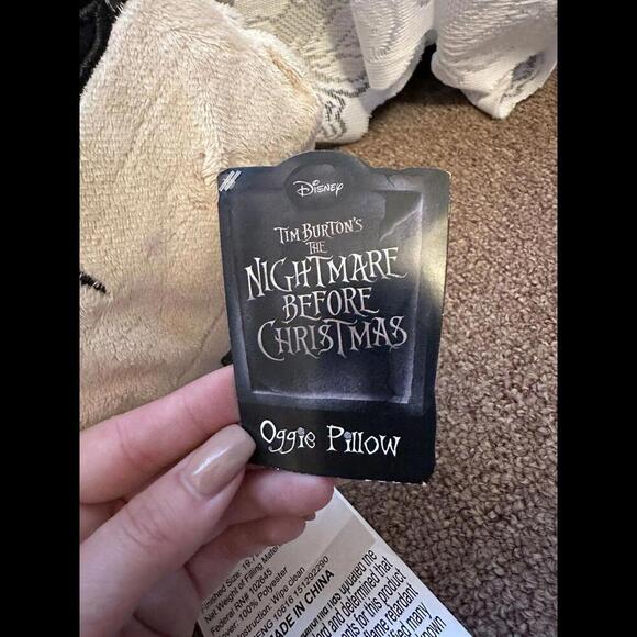 RUZ Disney NIGHTMARE BEFORE CHRISTMAS Oogie Boogie Plush Throw 14" Pillow - Picture 2 of 5